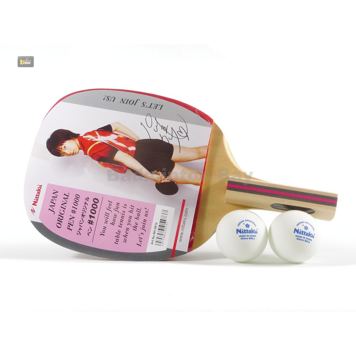  Out of stock Nittaku Pen 1000 Japanese Penhold Table Tennis Racket