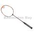 RSL Falcon 828 Orange Black Chrome Silver Badminton Racket (4U-G5)