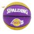 Genuine Spalding NBA LA Los Angeles Lakers 24 Kobe Bryant Purple Black Outdoor Basketball Size 7