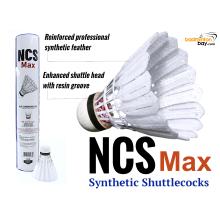VICTOR NCS MAX New CarbonSonic Badminton Shuttlecocks Synthetic Feather (Speed 3 / 77) - 12 pieces