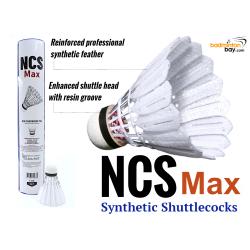 VICTOR NCS MAX New CarbonSonic Badminton Shuttlecocks Synthetic Feather (Speed 3 / 77) - 12 pieces