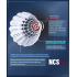 VICTOR NCS MAX New CarbonSonic Badminton Shuttlecocks Synthetic Feather (Speed 3 / 77) - 12 pieces