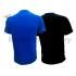2 Pieces - Yonex - Round Neck T-Shirt Quick Dry Sports Jersey Dry Fast RM-S092-1018A Black And Blue