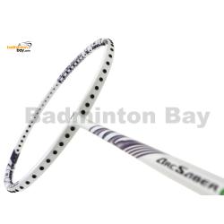 Yonex Arcsaber 0 FEEL White Purple Badminton Racket (4U-G5)