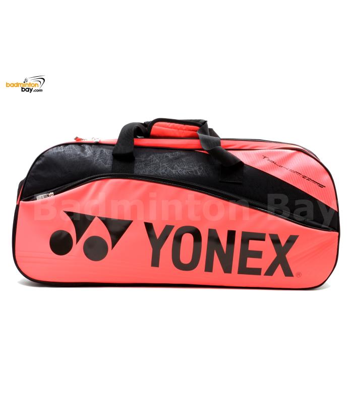 Yonex 2 Compartments Thermal Tournament Team Badminton Racket Bag SUNR-9631MSBT6S Bright Red