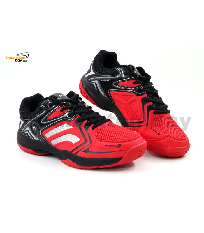 Yonex Akayu 2 Red Black Badminton Shoes In-Court With Tru Cushion ...