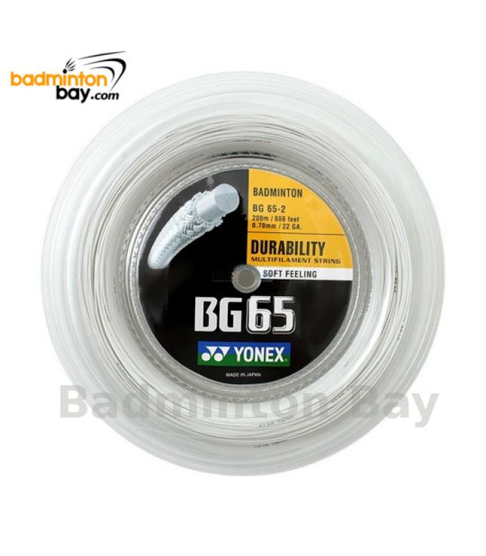 200m Reel Coil Yonex BG65 (0.70mm) Badminton String Made in Japan