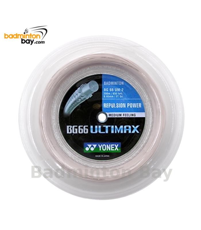 200m Reel Coil Yonex BG66 Ultimax (0.65mm) Badminton String Made in Japan